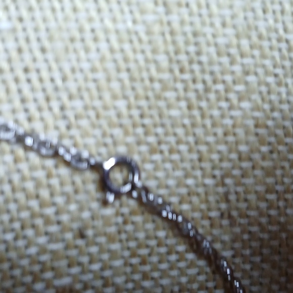 Vintage Amlee Sterling Silver Necklace CZs - Picture 8 of 10